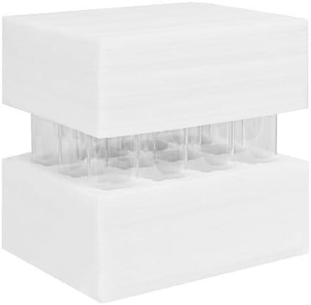 12 Pcs Hurricane Candle Holder Sleeve Clear Glass Cylinder Open Ends