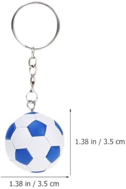 6pcs Soccer Keychain Pendants for Party Favors