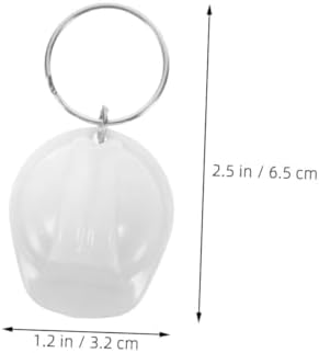 Mini Construction Helmet Keychain for Workers and Party Favors