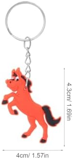 Alipis Cartoon Horse Keychain for Boys Birthday Party Favors