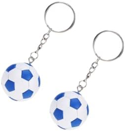 STOBAZA 4pcs Soccer Keychains for Boys Girls Party Favors