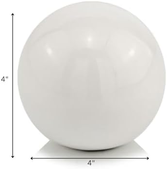 Modern Day Accents 4493 Bola Blanco White Sphere