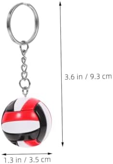 2pcs Volleyball Keychain Pendant for Backpacks and Gym Bags