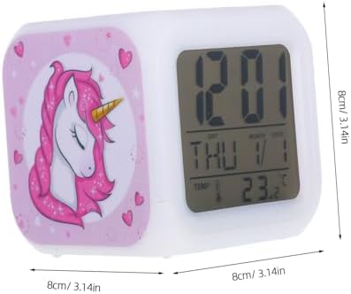 MAGICLULU Unicorn LED Digital Alarm Clock for Bedroom