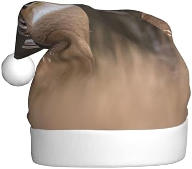 QINZHENG White Tailed Deer Santa Hat Christmas Headwear