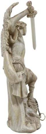 Ebros Ivory Painted Archangel Michael Statue 5 Inch