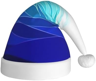 QinZheng Personalized Santa Hat with Ocean Waves Sailboat Design