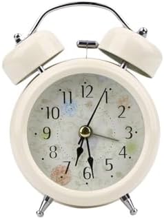 Retro Double Bell Alarm Clock with Night Light