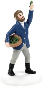Department 56 Dickens Village Feeding Time Calf Figurine - Hand Crafted Porcelain Miniature
