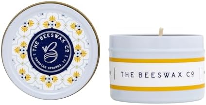 The Beeswax Co Southwest Travel Candle Tin - Natural Honey Scented 4oz