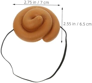 Toyvian 4 Pcs Poop Emoji Costume Hat for Parties