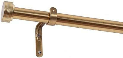 Antique Gold Curtain Rods 18-88 Inch Adjustable Length