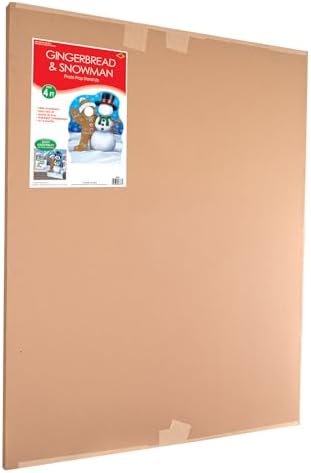 Beistle 4925 x 3725 Gingerbread Man Snowman Photo Prop with Easel