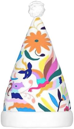 QinZheng LED Santa Hat with Animals Print
