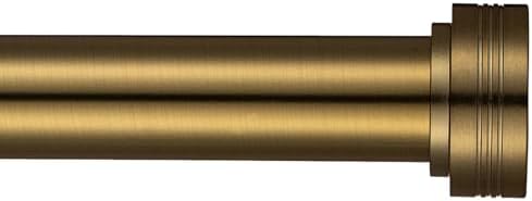 Antique Gold Curtain Rods 18-88 Inch Adjustable Length