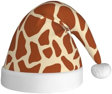 Colorful Butterfly Print Christmas Hat for Adults