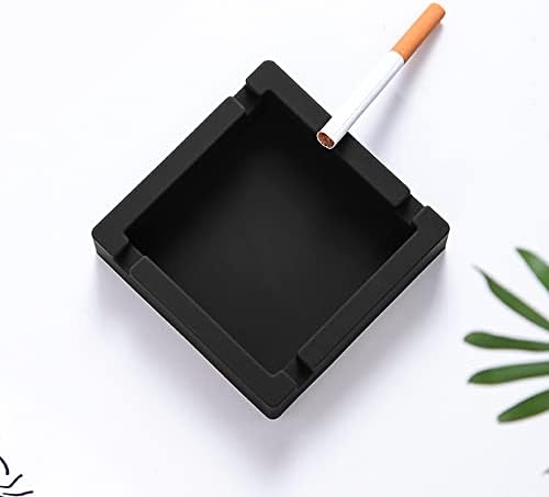 2Pcs Cigar Ashtray Silicone Unbreakable Big with Dual Rest