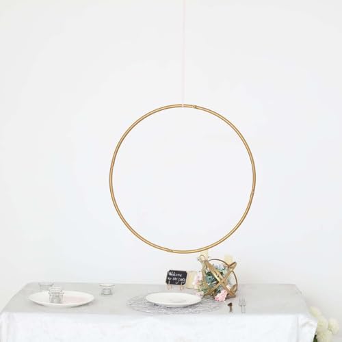 Efavormart 24 Inch Gold Metal Wreath Hoop Rings