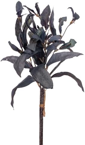 Vickerman 20 Inch Blue Artificial Dried Leaves 2 Pack
