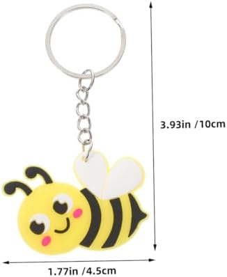 Cabilock 20pcs Cute Bee Keychain Pendant for Backpacks and Party Favors