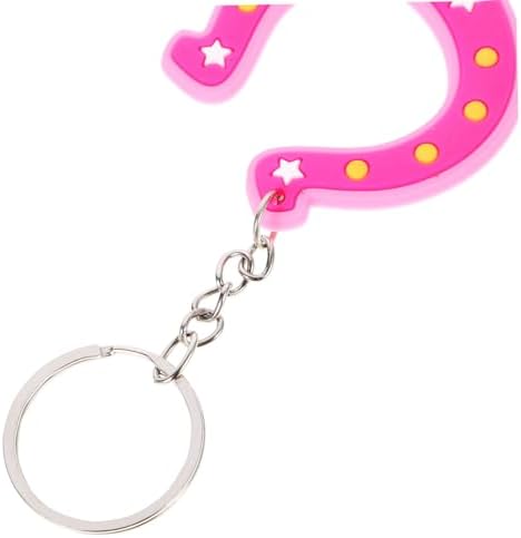 Ciieeo 15pcs Cowgirl Themed PVC Keychains for Girls Christmas Party Favors