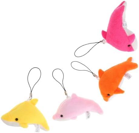 Mini Dolphin Plush Pendant Keychain Party Favor Accessory