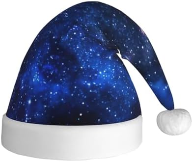 Personalized Santa Hat with Galaxy Night Print