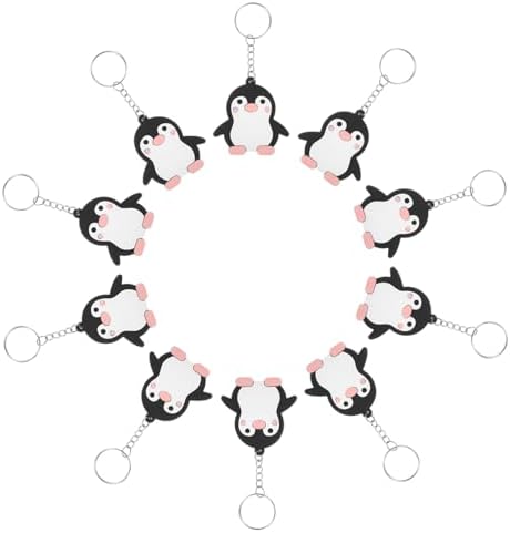 Zerodeko 24Pcs Penguin Keychain Animal Party Favor Backpacks