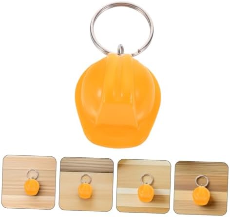 CHILDWEET 5Pcs Mini Hard Hat Keychain for Construction Workers