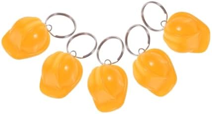 CHILDWEET 5Pcs Mini Hard Hat Keychain for Construction Workers