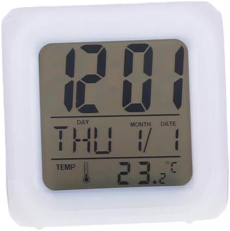 VALICLUD Digital LED Alarm Clock with Unicorn Decor