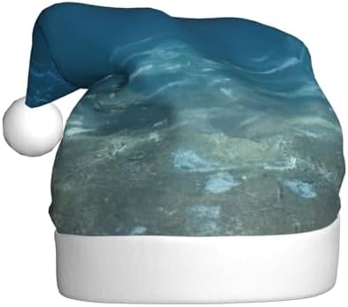QinZheng Blue Ocean Seascape Santa Hat