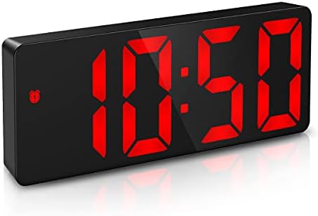 ORIA LED Alarm Clock with Snooze and 3 Brightness Levels