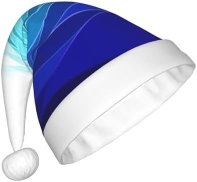 QinZheng Personalized Santa Hat with Ocean Waves Sailboat Design
