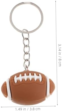 2PCS Mini Sports Balls Football Keychain for Boys