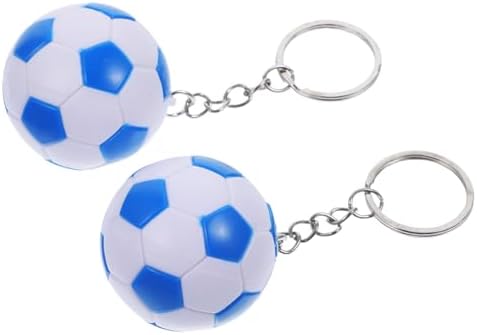 VICASKY 2PCS Soccer Ball Keychains for Football Fans