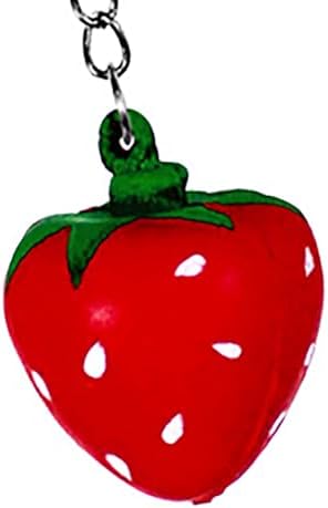 10 Pcs Strawberry Keychain Keyring Charm for Party Favors