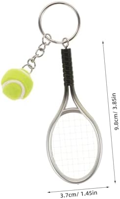 Didiseaon 2 Pcs Tennis Racket Keychains for Boys Party Favors