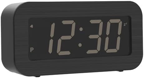 Digital Alarm Clock with Battery and USB Charging