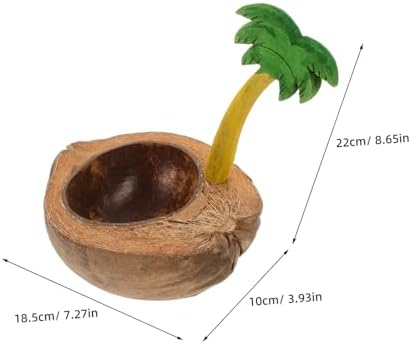 Coconut Shell Candle Holder for Taper and Pillar Candles