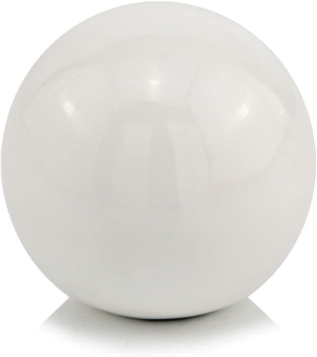 Modern Day Accents 4493 Bola Blanco White Sphere