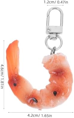 STOBAZA Shrimp Key Ring Car Key Charm