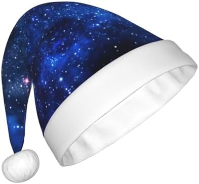 Personalized Santa Hat with Galaxy Night Print