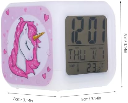 Unomor Unicorn LED Digital Alarm Clock with Brightness Control