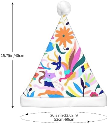 QinZheng LED Santa Hat with Animals Print