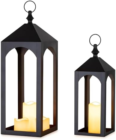 Staymoment Decorative Candle Lanterns Set of 2