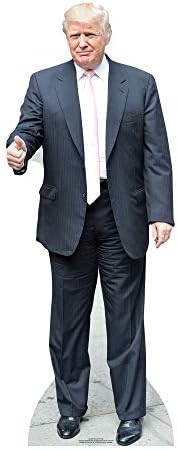 STAR CUTOUTS Donald Trump Pink Tie Life Size Cardboard Cut