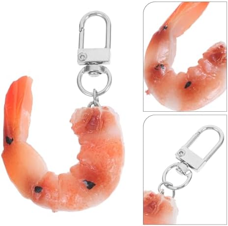 STOBAZA Shrimp Key Ring Car Key Charm