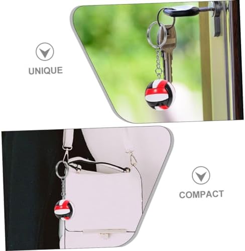 IMIKEYA Volleyball Keychain Pendant Set