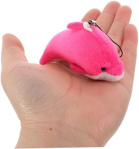 Mini Dolphin Plush Pendant Keychain Party Favor Accessory
